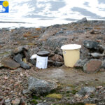 The bathroom for men of the first camp