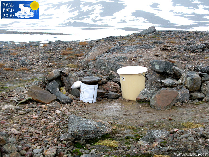 The bathroom for men of the first camp