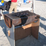 The barbecue on the last day of the camp