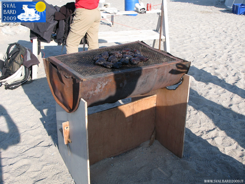The barbecue on the last day of the camp