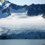 The high layer of ice in Magdalenefjord