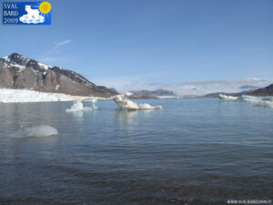Ice in Kongsfjorden