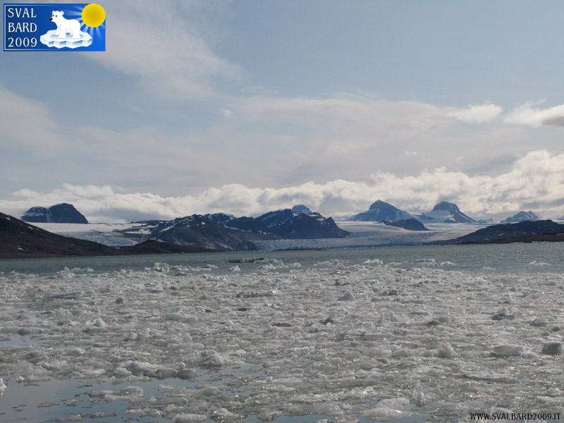 The sea in Kongsfjorden