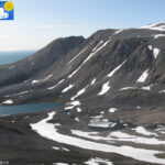 Little lakes in the glacial valley