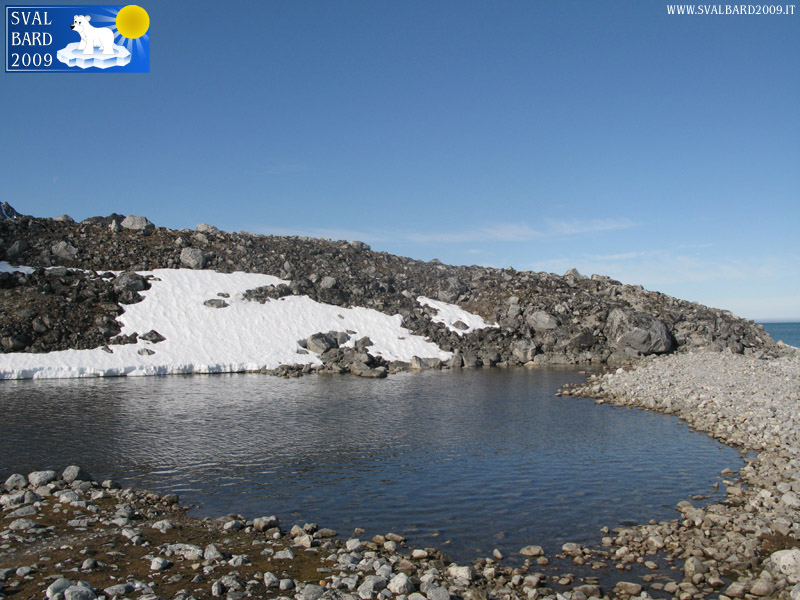 Little lake in Magdalenefjord