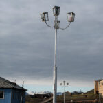 The lampposts in Barentsburg