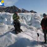 Marina & Marcella on the glacier
