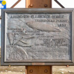 Plaque dedicated to Amundsen, Ellsworth and Nobile