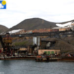 The seaport of Barentsburg