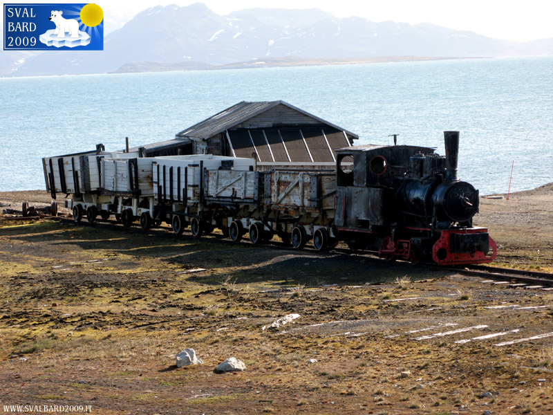 The mining train in Ny-Ålesund