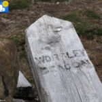 Rests of the beacon of Frank Worsley